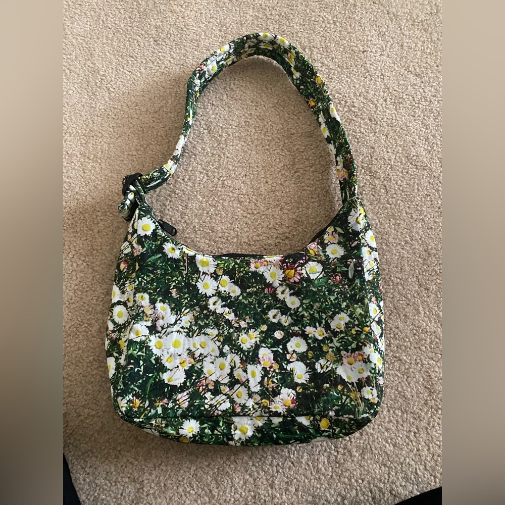 NWOT BAGGU Mini Nylon Shoulder Bag in Daisy